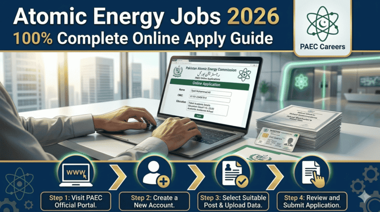 Atomic Energy Jobs 2026 Online Apply Guide and PAEC Application Process"