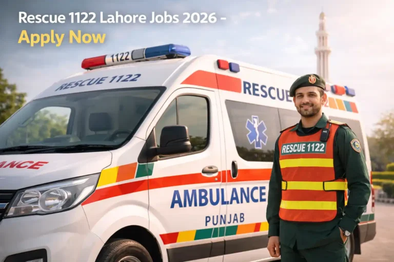 Rescue 1122 Lahore Jobs