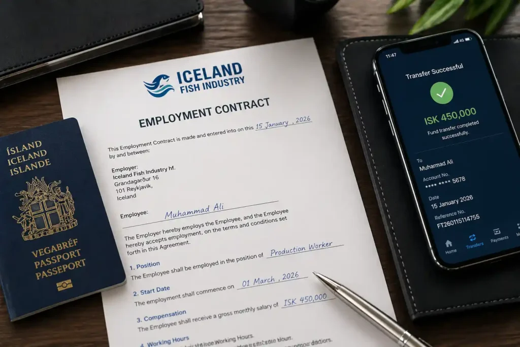 ​Working Conditions and Salary in Iceland Fish Factory