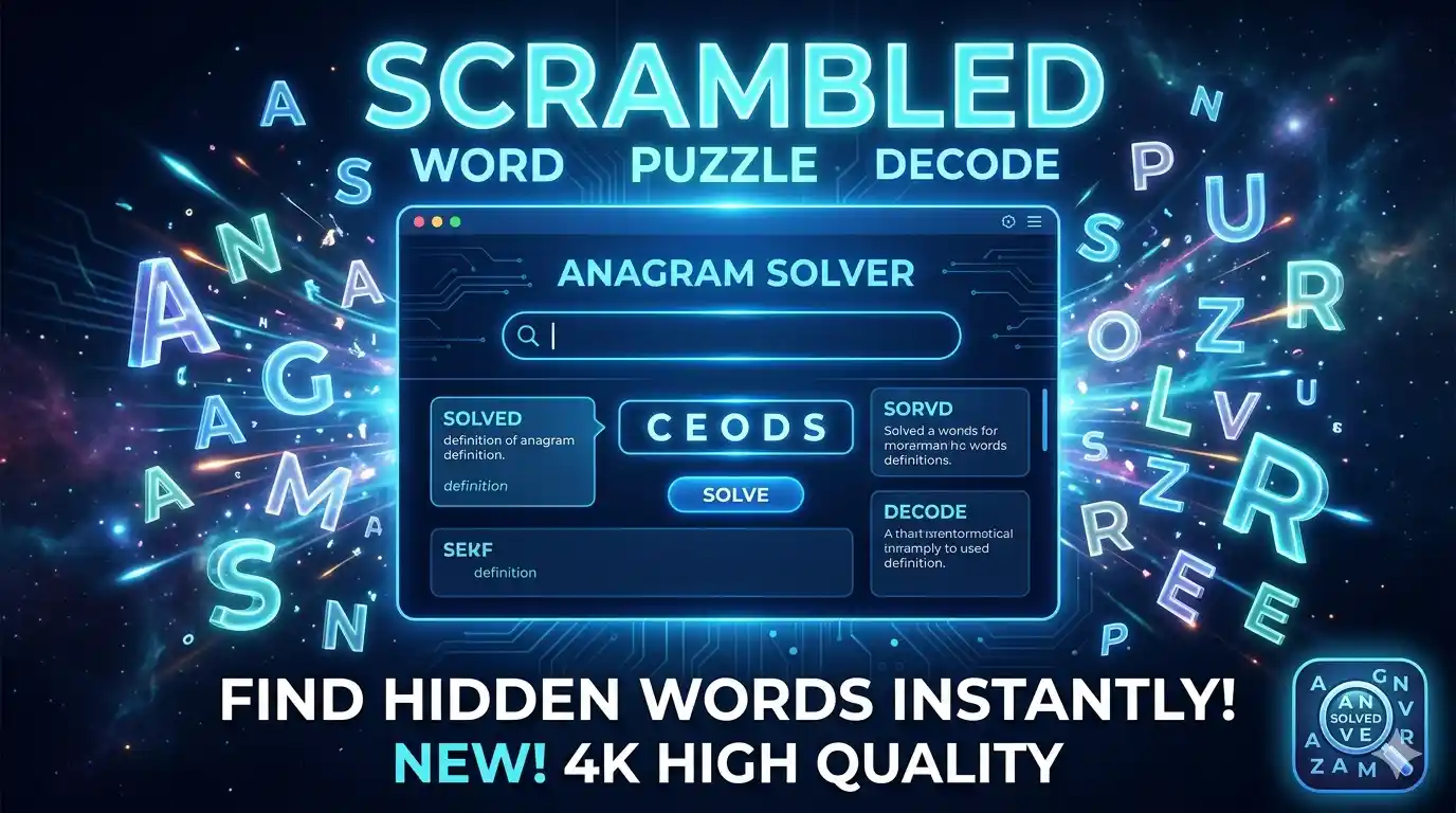 Best anagram solver for word games