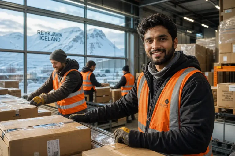 Warehouse Jobs in Iceland for Foreigners working in a modern Reykjavik storehouse