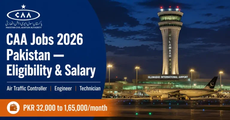 CAA jobs 2026 Pakistan eligibility and salary Air Traffic Controller engineer complete guide