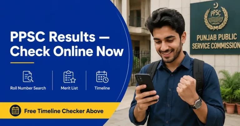 PPSC result online check roll number merit list complete guide Pakistan