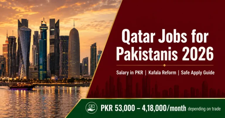 Qatar jobs for Pakistanis 2026 salary in PKR complete trade-wise guide visa process
