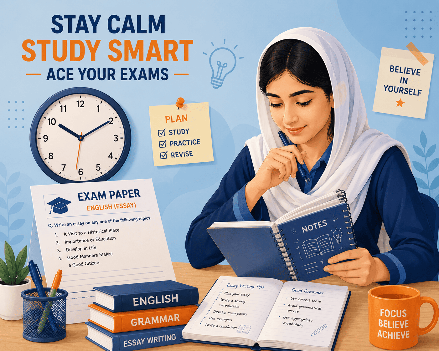 9th class english guess paper 2026 preparation steps