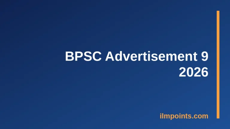 BPSC Advertisement 9 2026 - featured image