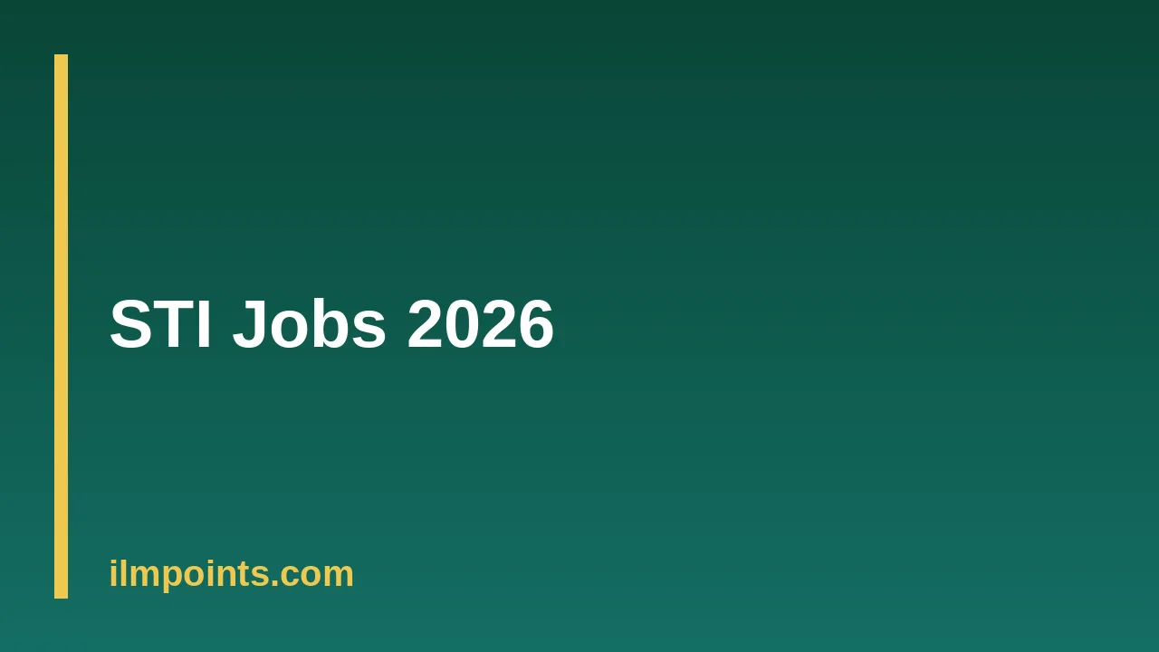 STI Jobs 2026 - featured image